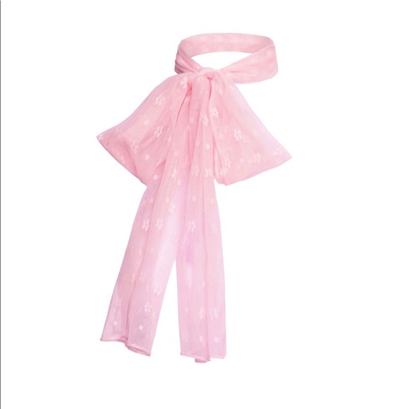 For Love And Lemons Accessories - NWT FL&L Noelle Scarf in French Pink O/S